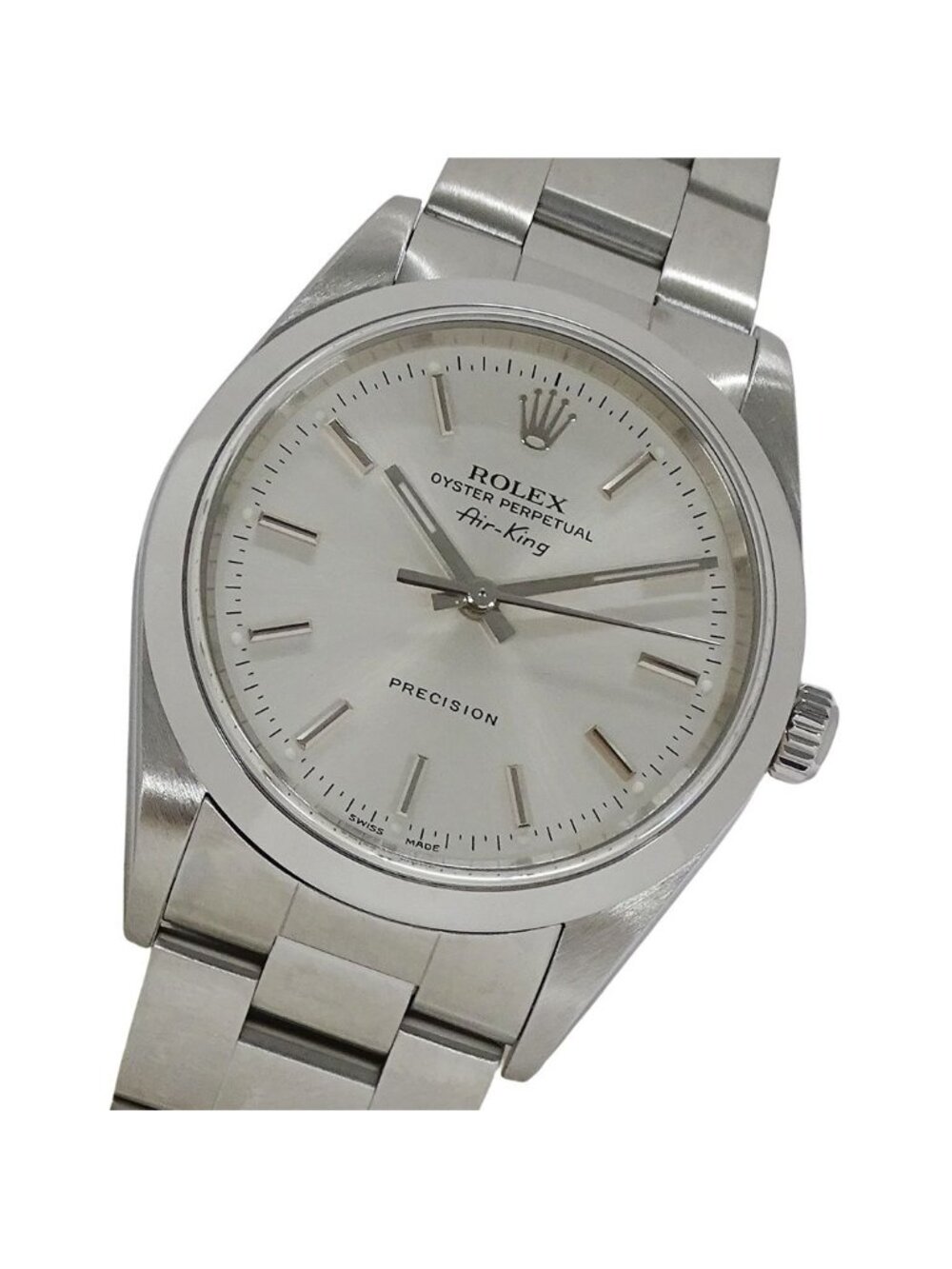 Rolex Air King Watch Automatic Stainless Steel Silver